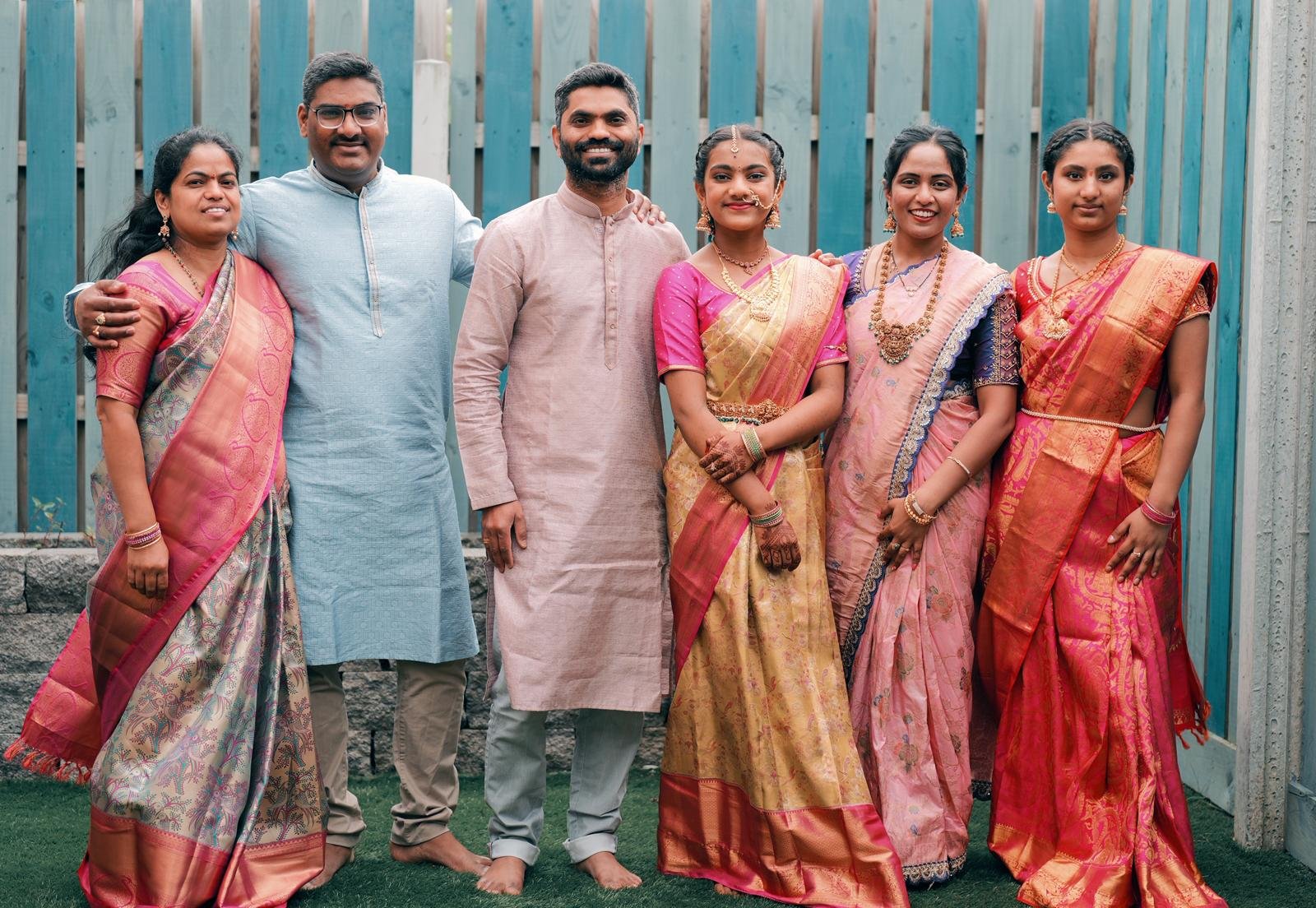 Community Event Photography with groups in Indian customes