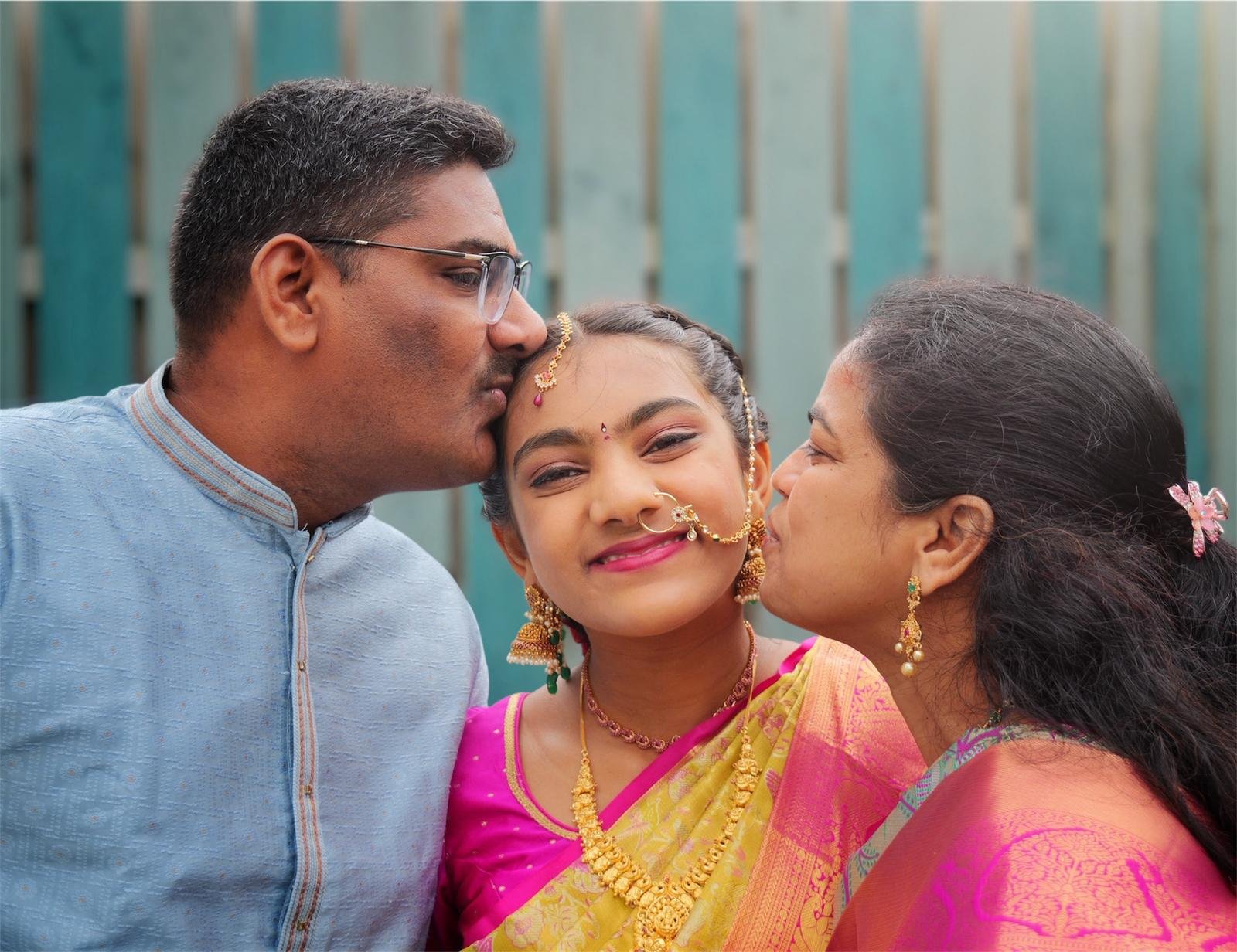 Event Photography with family in Indian customes